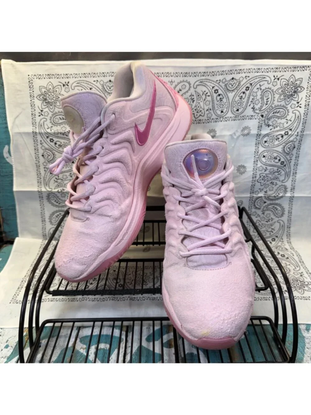 Nike KD17 NRG Men's Size 9.5 Aunt Pearl Pink Foam Sneakers